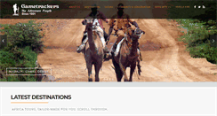 Desktop Screenshot of gametrackersafaris.com